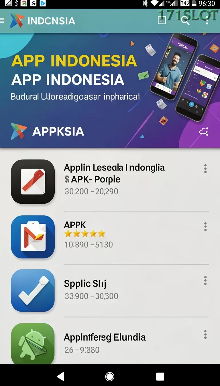 Galeri pratinjau visual 171slot build APK resmi terbaru
